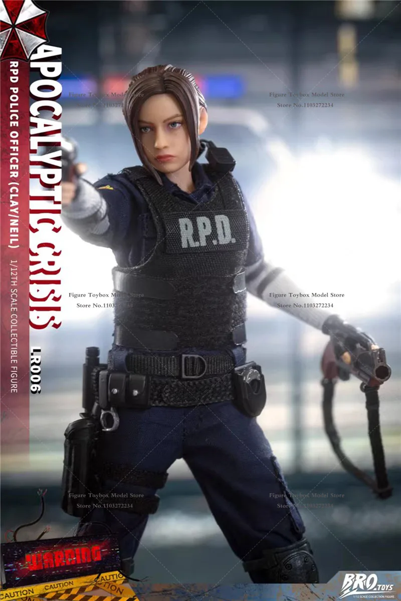 BROTOYS LR006 1/12 Jill Clair Cool Girl Фигурка Приключенческая игра Apocaly ptic Cris is 6 дюймов Полный