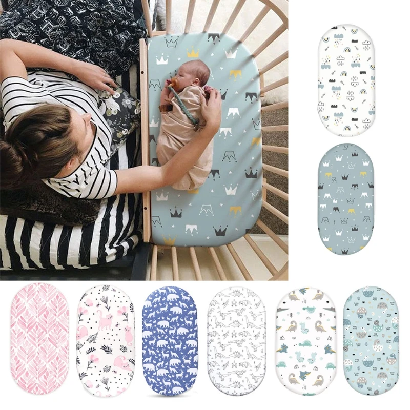 

Crib Sheet for Newborn Infant Bedding Protector Mattress Cover Gift for Baby