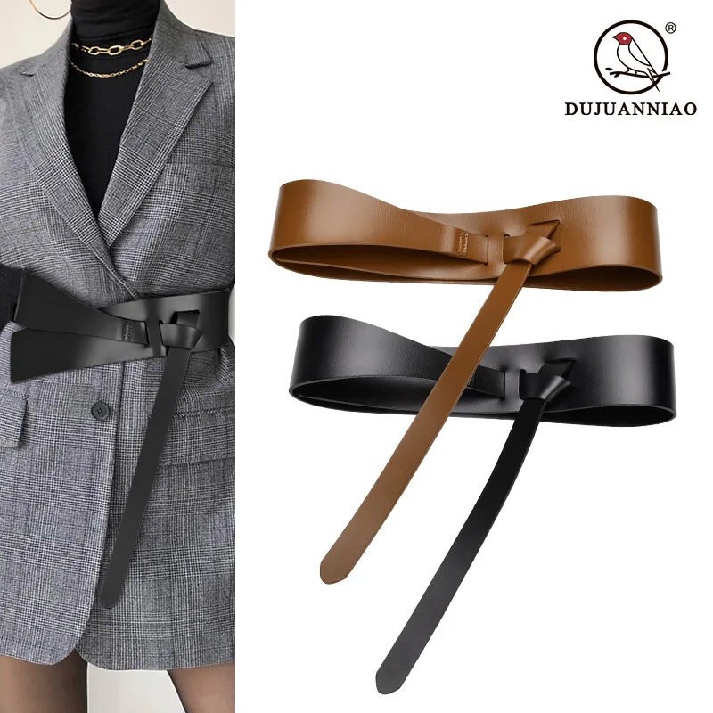 

Роскошный чехол с завязкой на талию и женский ремень из воловьей кожи