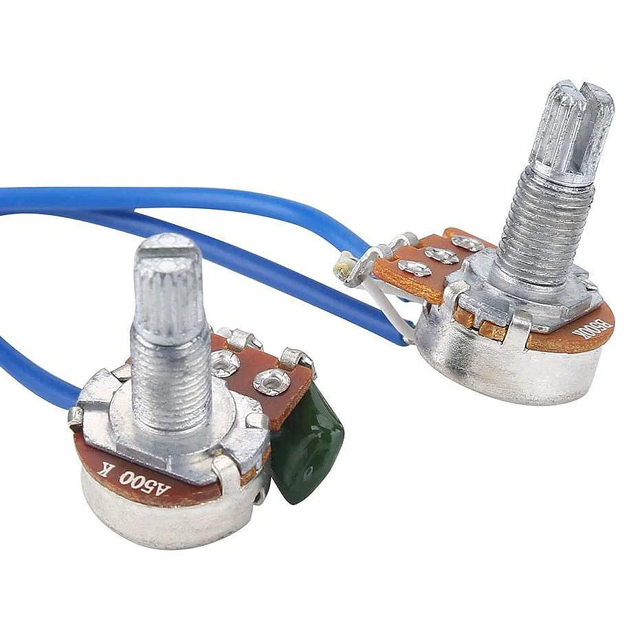 Комплект жгутов проводов для электрогитары 2T2V 3-позиционный тумблер 500K Pots &amp Jack