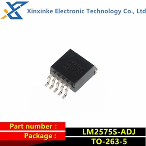 5PCS LM2575S-ADJ TO-263-5 LM2575S LM2575 Voltage Regulator Chip