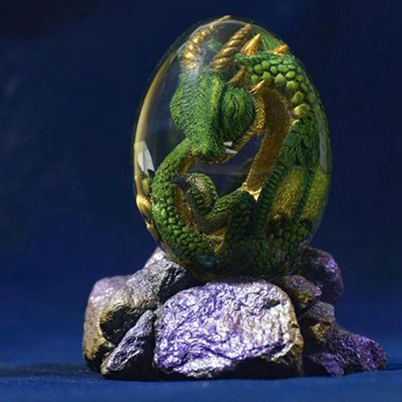 

Лава Дракон яйцо декоративный Декор Динозавр яйцо статуя из смолы дракон яйцо Кристалл минеральный камень рейки украшение для дома
