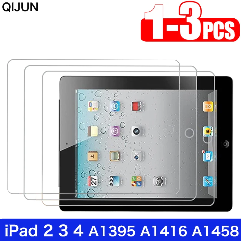 Tempered Glass Film Screen Protector for iPad 2 3 4 Protective Glass Film A1395 A1396 A1397 A1403 A1416 A1430 A1458 A1459 A1460