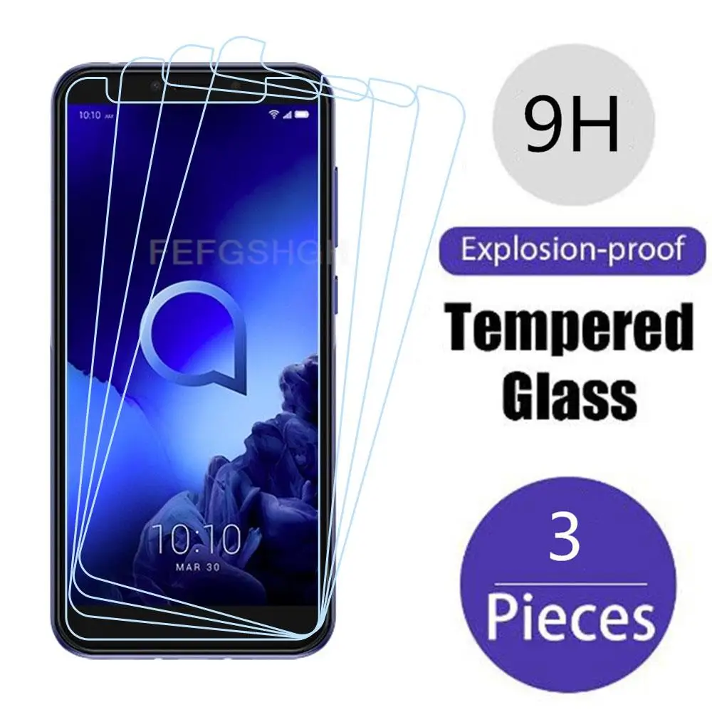 Закаленное стекло 9H для Alcatel 1 1X 1C 1S 3 3X 3V 3C 2019 Tetra 5033D 5059D 5009A 5052D 5058i 5099D 5026D защита