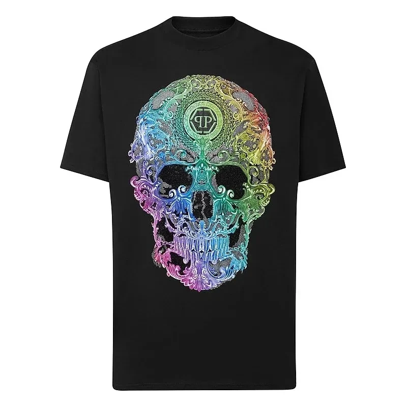 Футболка мужская оверсайз с круглым вырезом и коротким рукавом