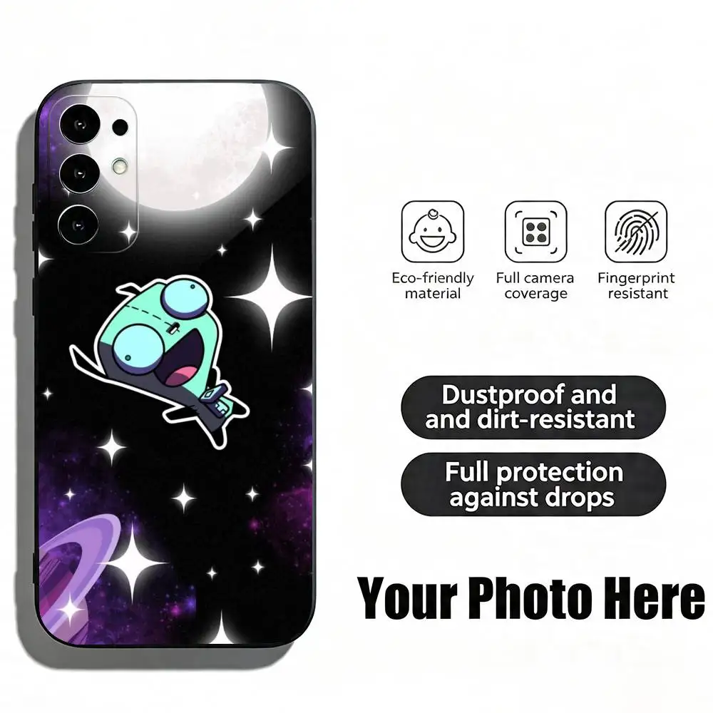 Чехол для телефона Madness-s Invader Zim Gir-ES для Samsung S25, S24, S21, S22, S23, S30, Ultra, S20, Plus, FE, мягкий силиконовый, черный (art.: 3920dc7bd0f2c) - 3920dc7bd0f2c