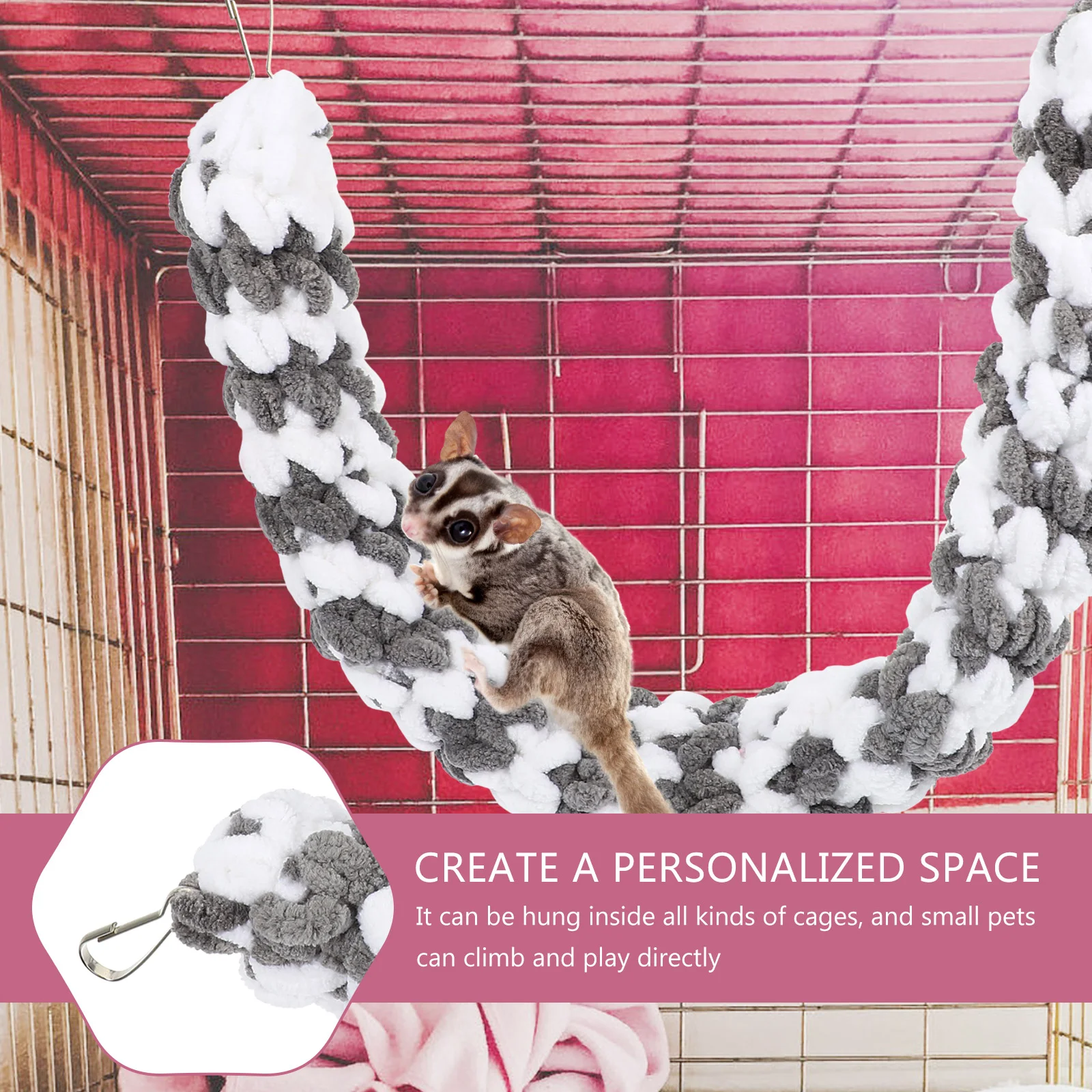 Портативная игрушка для хомяка аксессуары крыс износостойкая морской свинки