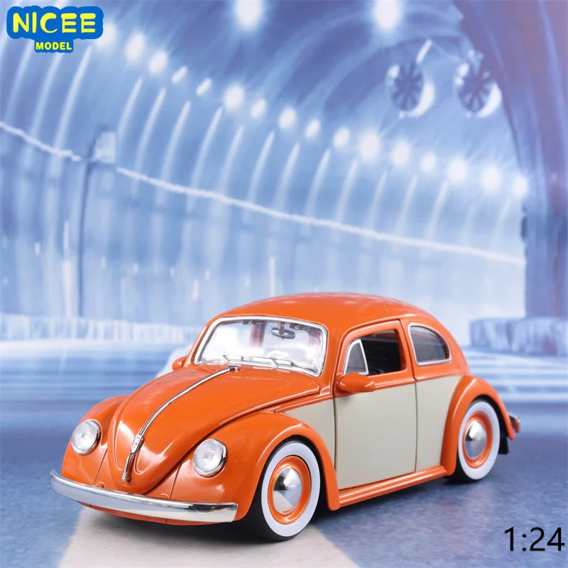 

1:24 1959 VOLKSWAGEN Beetle High Simulation Diecast Car Metal Alloy Model Car Toys for Children Gift Collection J150