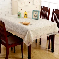 lace tablecloth european printing embroidery tablecloth dust cover living room coffee table tablecloth round tablecloth