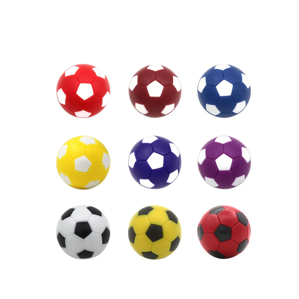 

9pcs Table Football Mini Lightweight Creative Colorful Table Footable 36mm for Office