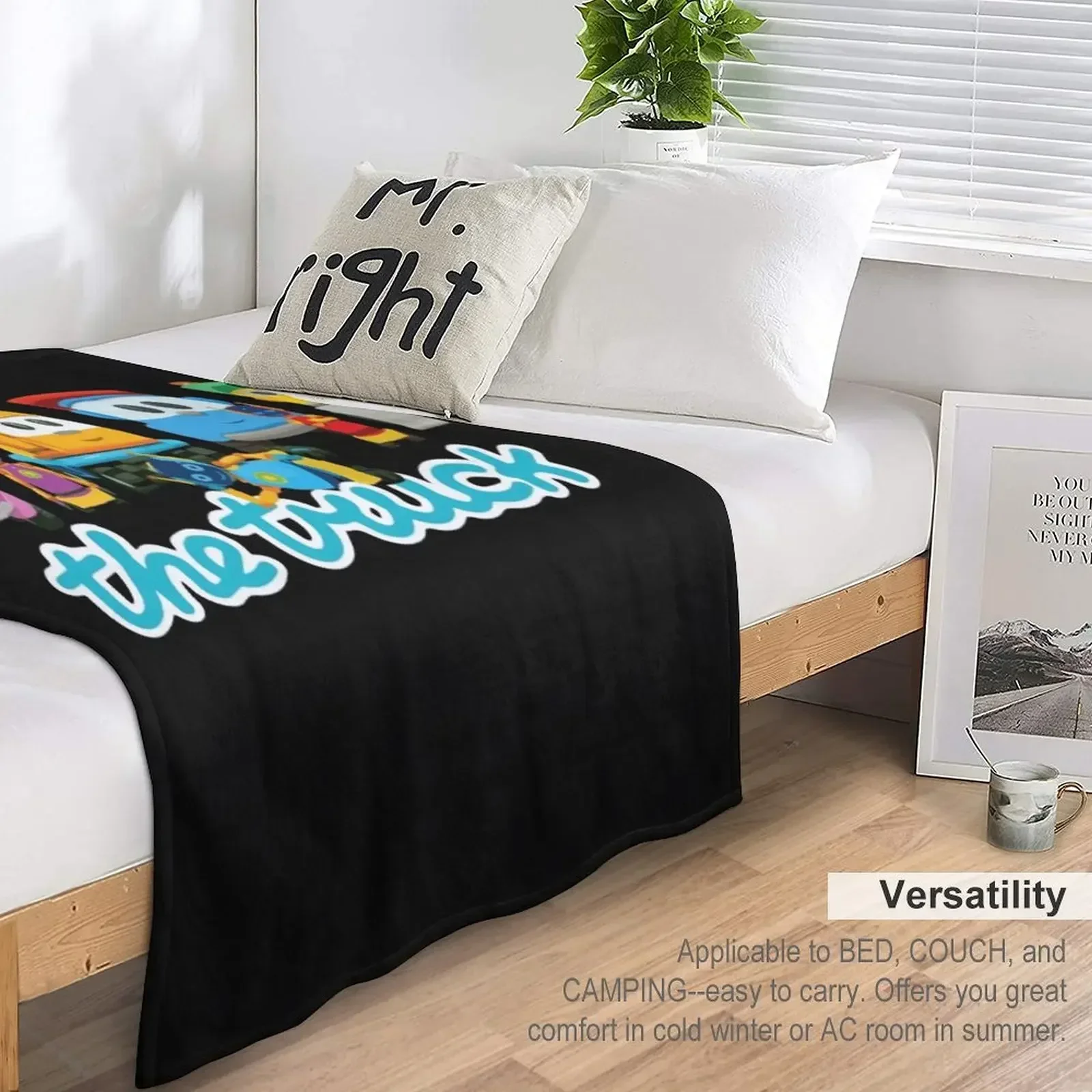 LEO грузовик ЖИЗНЬ SCOPP ROBOTS LEA индивидуальный пейзажный заказ Наклейка Плед Одеяло