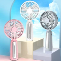 mini handheld fan adjustable portable rechargeable personal wind cooling plastic indoor outdoor home bedroom cooler