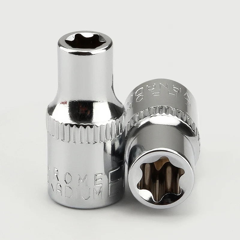 14 шт. 1/4 3/8 1/2 Тип E торцевой ключ головка динамометрический звездообразная звезда