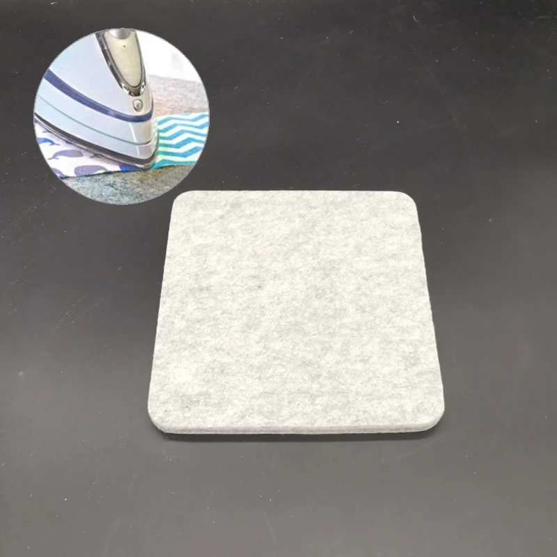 

9*9 дюймов шерстяной коврик для глажки, портативный высокотемпературный коврик для глажки предметов ручной работы