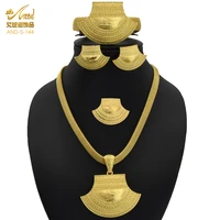 nigerian wedding luxury african jewelry sets dubai necklace earrings bracelets rings set for women 2021 ethiopian jewellery