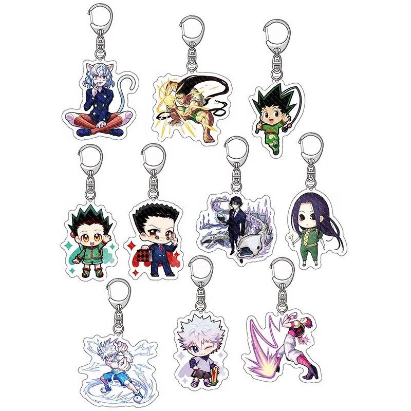 Hunter X Japan Anime Zoldyck Killua Morow Hisoka KurapikaFreecss Gon Meruem Neferpitou акриловый брелок-подвеска -