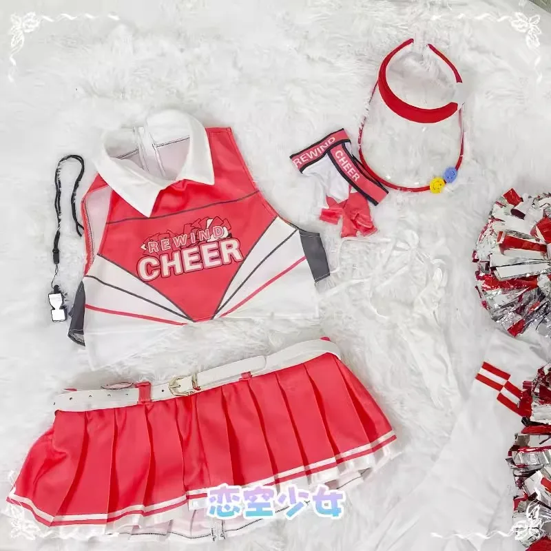 Женский костюм для косплея богиня победы короткий топ с плиссированной