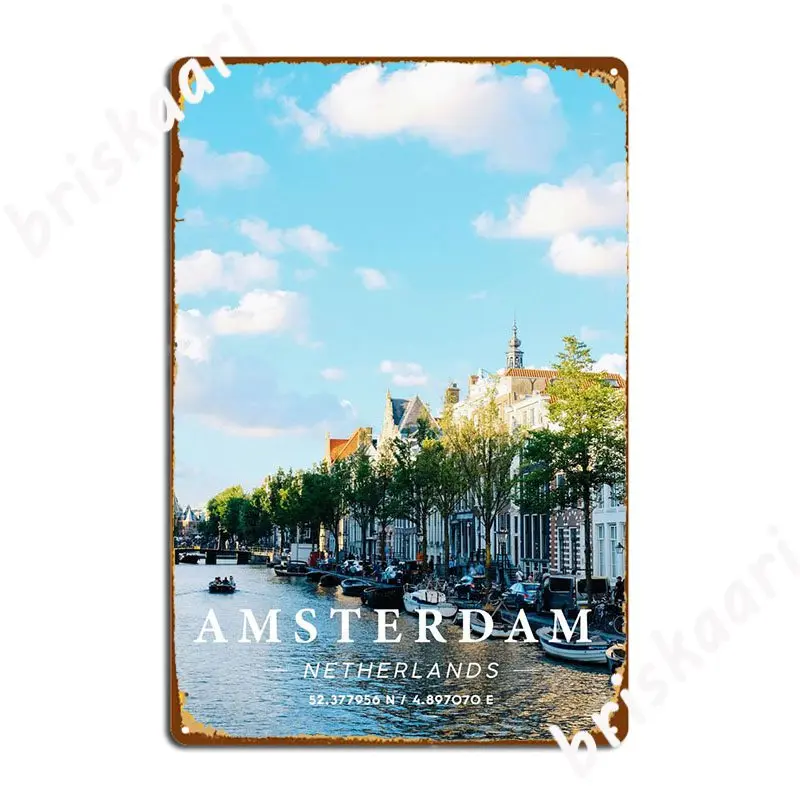 

Амстердам, координат, искусство, металлический знак, Настенная роспись, забавные таблички, клубный бар, жестяной знак, плакат