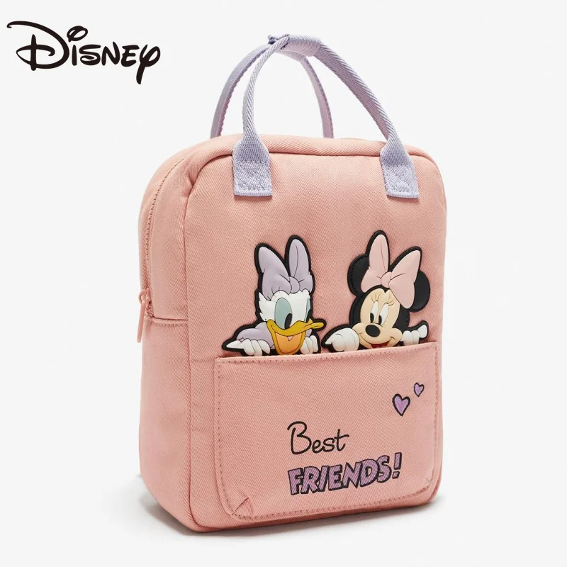 Disney Backpack New Mickey Backpack Detachable Schoolbag Cartoon Pattern Primary School Kindergarten Schoolbag