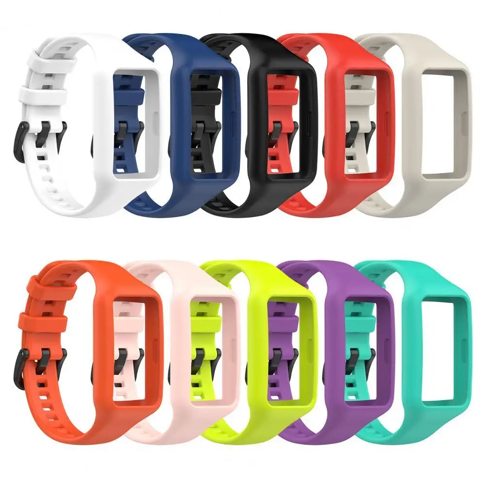 

Watch Band Soft Silicone One-piece Watchband Wrist Strap Replacement for Huawei Band 6/6 Pro