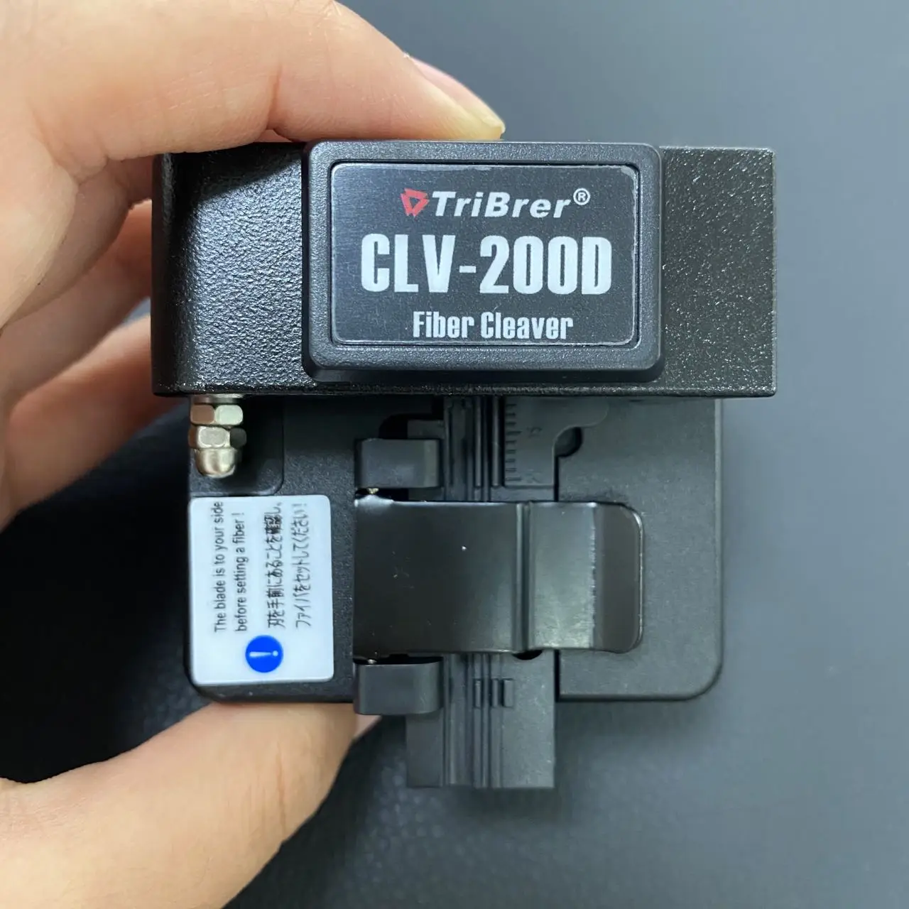 Tribrer CLV-200D Fiber Cutting Knife 24 Faces Optic Fiber Fusion Splicer High-Precision Automatic Cable Cutter CLV200D