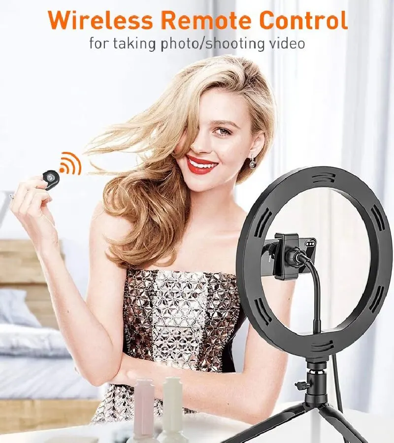 

LED Fill Light for Makeup, Cell Phone Lighting, Selfie Lamp, Pro with Tripod Holder