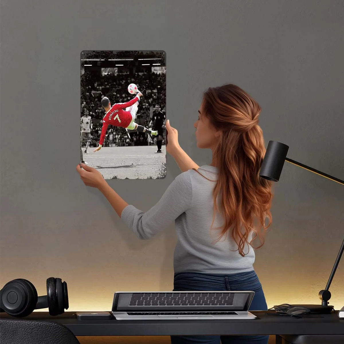 Металлический знак Роналду спортивный постер украшение комнаты предметы