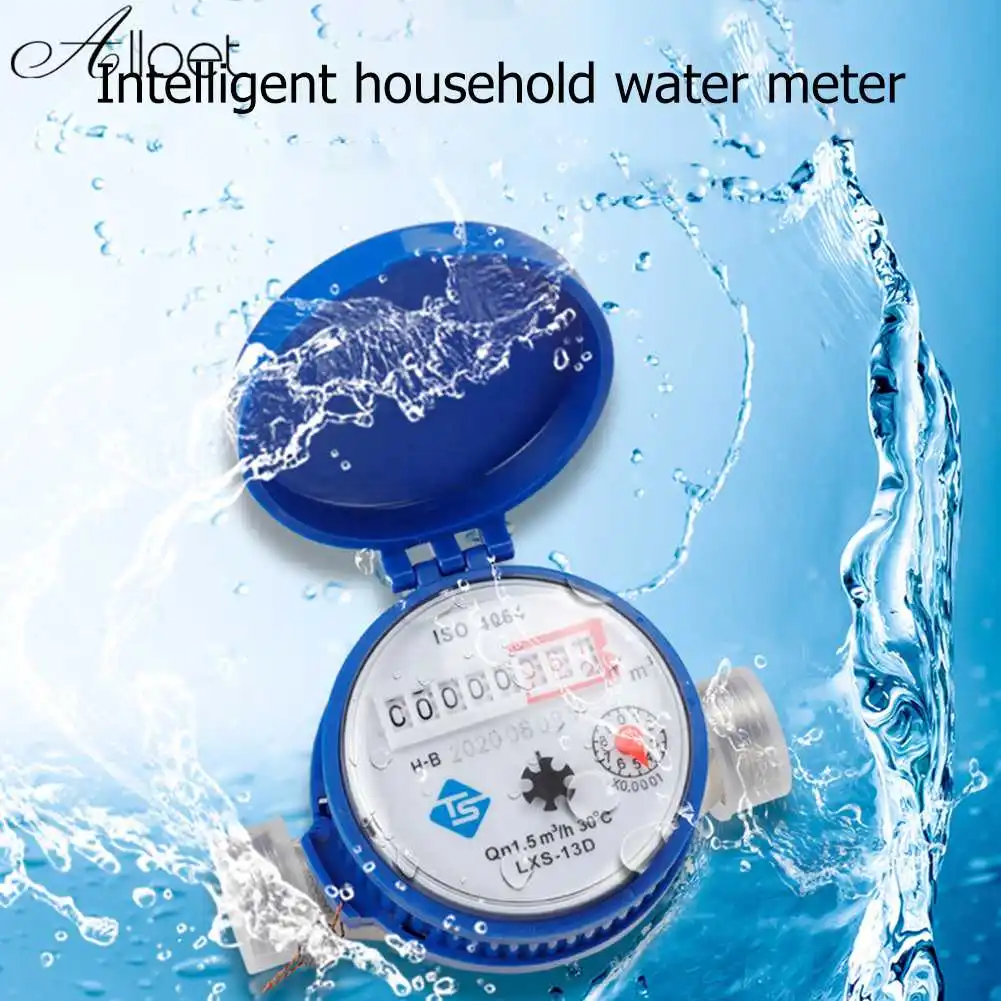 

Water Meter Mechanical Rotary Wing E-Type Precision Pointer Counter Measurement Tools Household Accessories