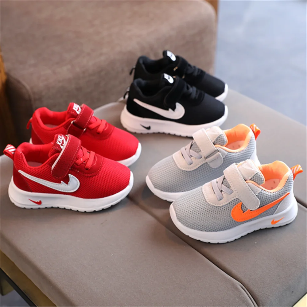 

Disney 2022 New Girls Shoes Boys Soft Sole Shoes Children Breathable Baby Fashion Mesh Casual Sneakers