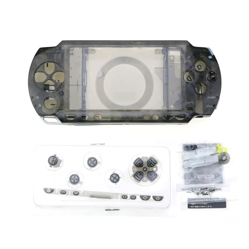 YuXi Full Housing Shell Cover Case With Button Screws Kit Replacement Parts For PSP 1000 PSP1000 Console |