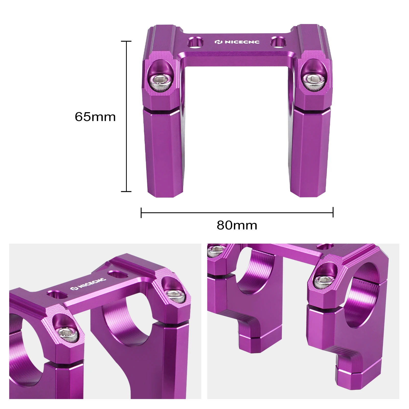 Фото NICECNC для Surron Light Bee X S L1E электрический велосипед для бездорожья, передний кронштейн для крепления руля, передняя и задняя крышка резервуара тормоза №2