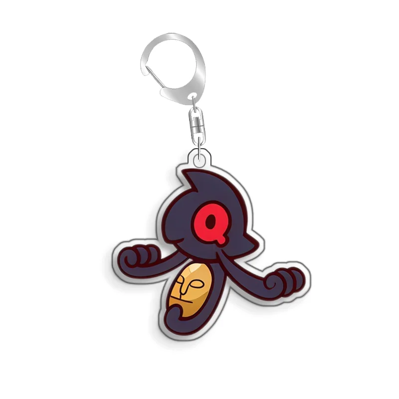 Фото Оригинальный акриловый брелок-подвеска ручной работы с персонажами Покемон: Эльф, Чикчу, Ариадос, Пампкабу, Генгар. Милый мультяшный аниме-брелок, игрушка, подарок, 5 см. №4