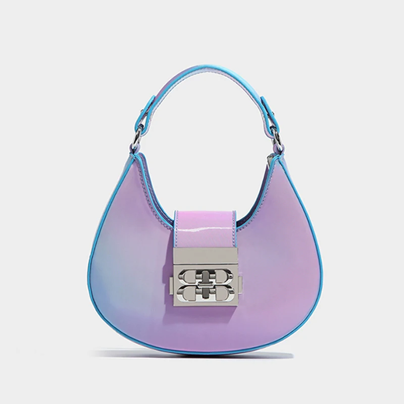 

2023 Fashion Luxury Design Women Underarm Shoulder Bags Chic Elegant Phone Purses Small Tote Bag Soft Leather Handbags