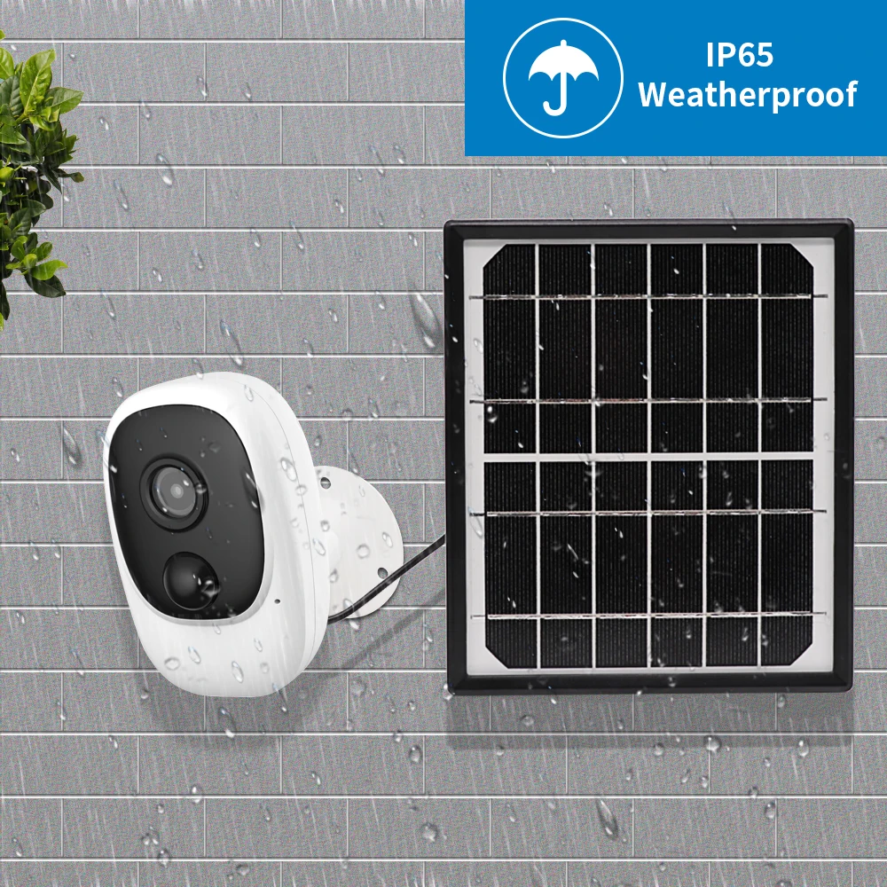 

Беспроводная ip-камера наружного видеонаблюдения с питанием от солнечной батареи