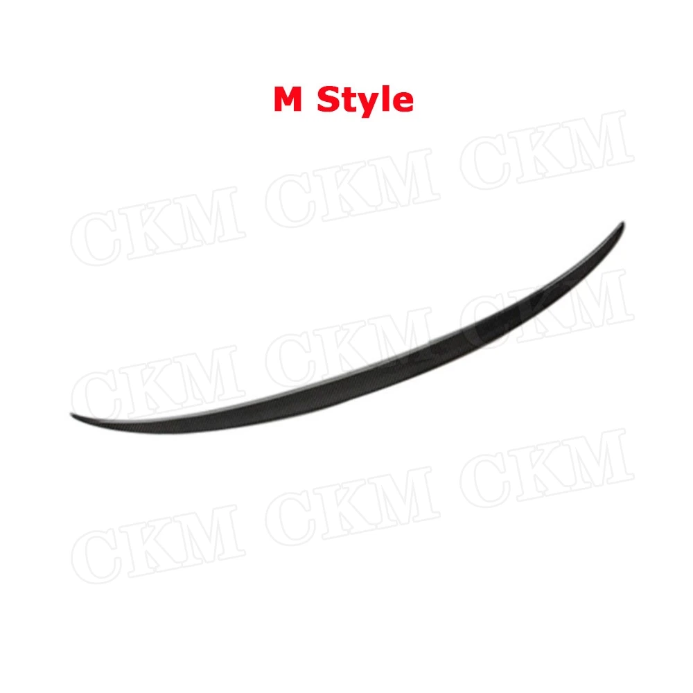 Задний спойлер багажника из углеродного волокна накладка на багажник крылья для