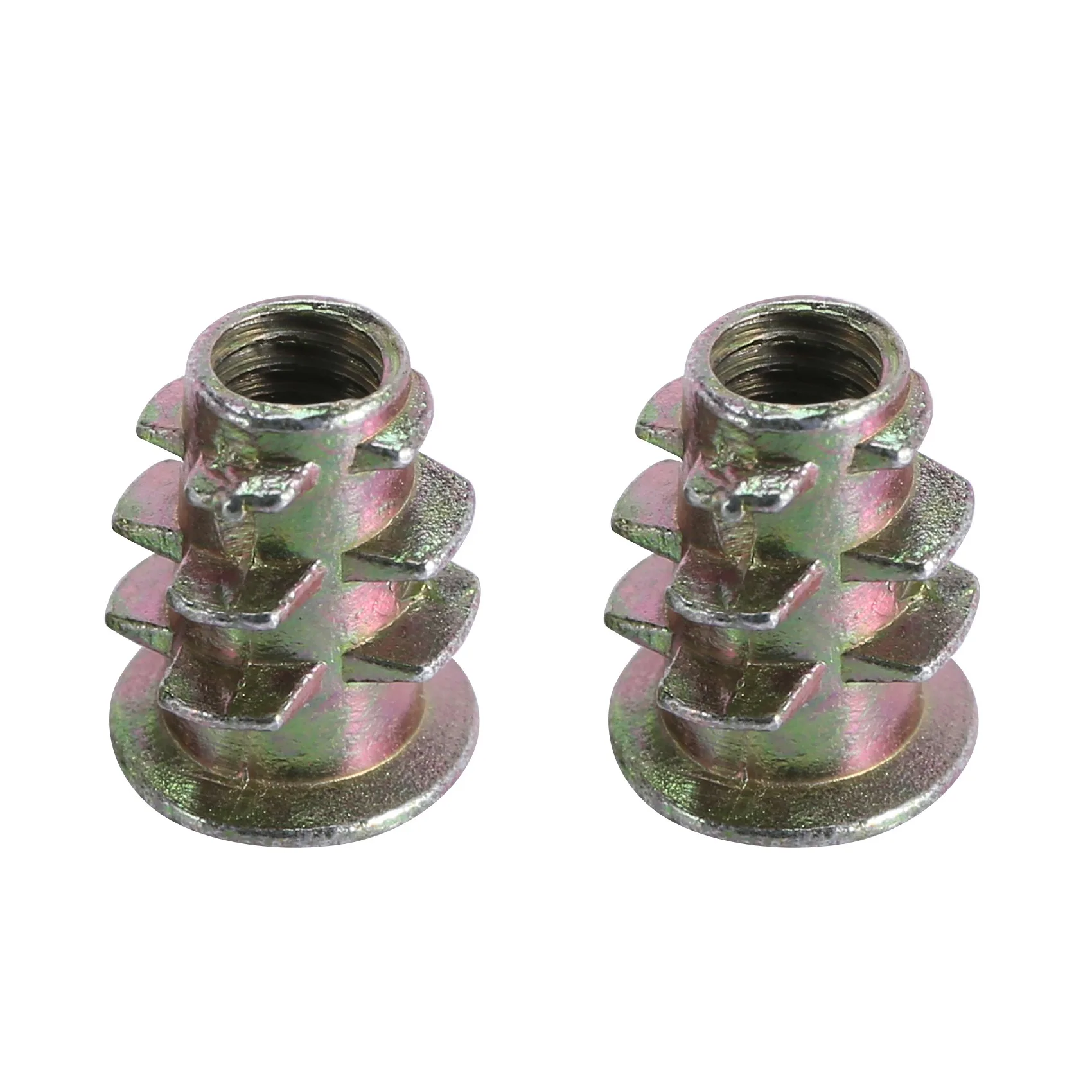 Гайки-вставки с внутренней резьбой M4x10 мм 60 шт. для деревянной мебели