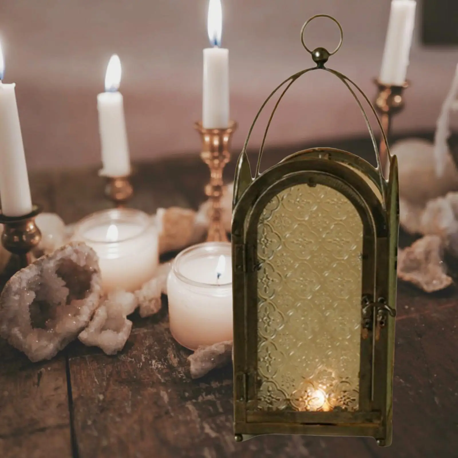 

Romantic Iron Candle Holder Home Decor Ornament Table Decoration Centerpiece