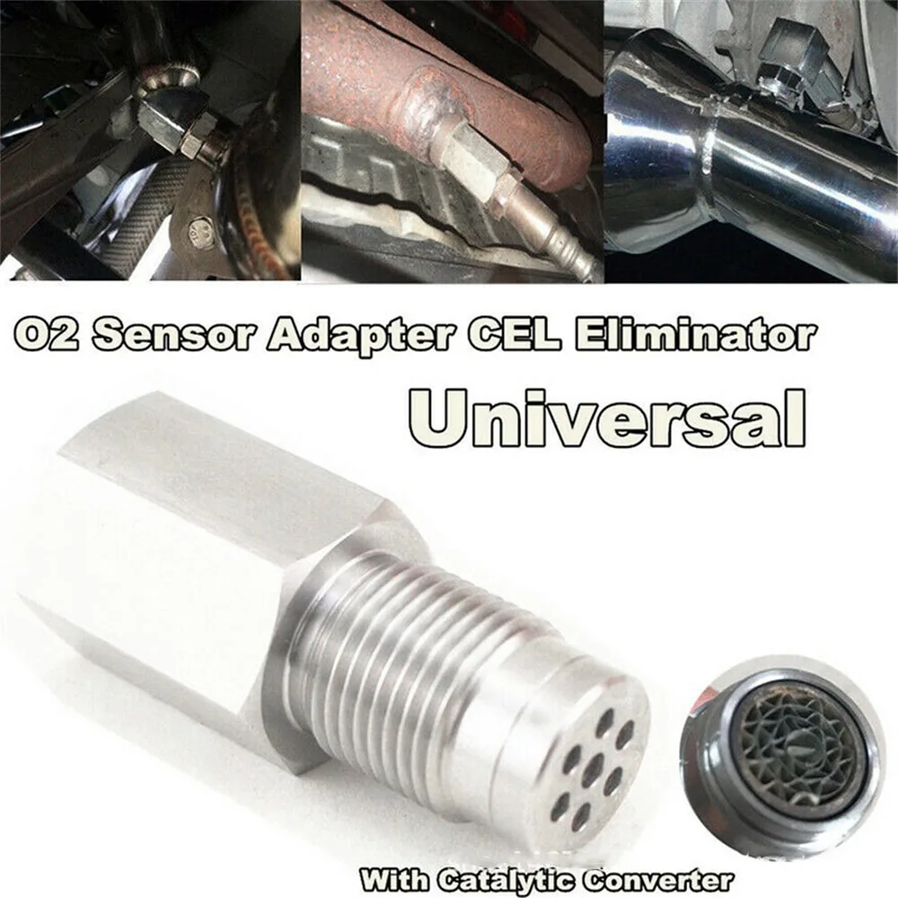 High Quality Mini Catalytic Converter With Built-in M18X1.5 Catalytic Converter 304 Stainless Steel 6*2.5*2.5cm O2 Sensor