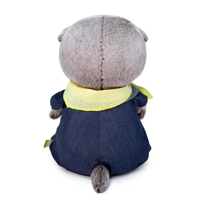 Мягкая игрушка Басик Baby в джинсовом комбинезоне 20 см и Ко |