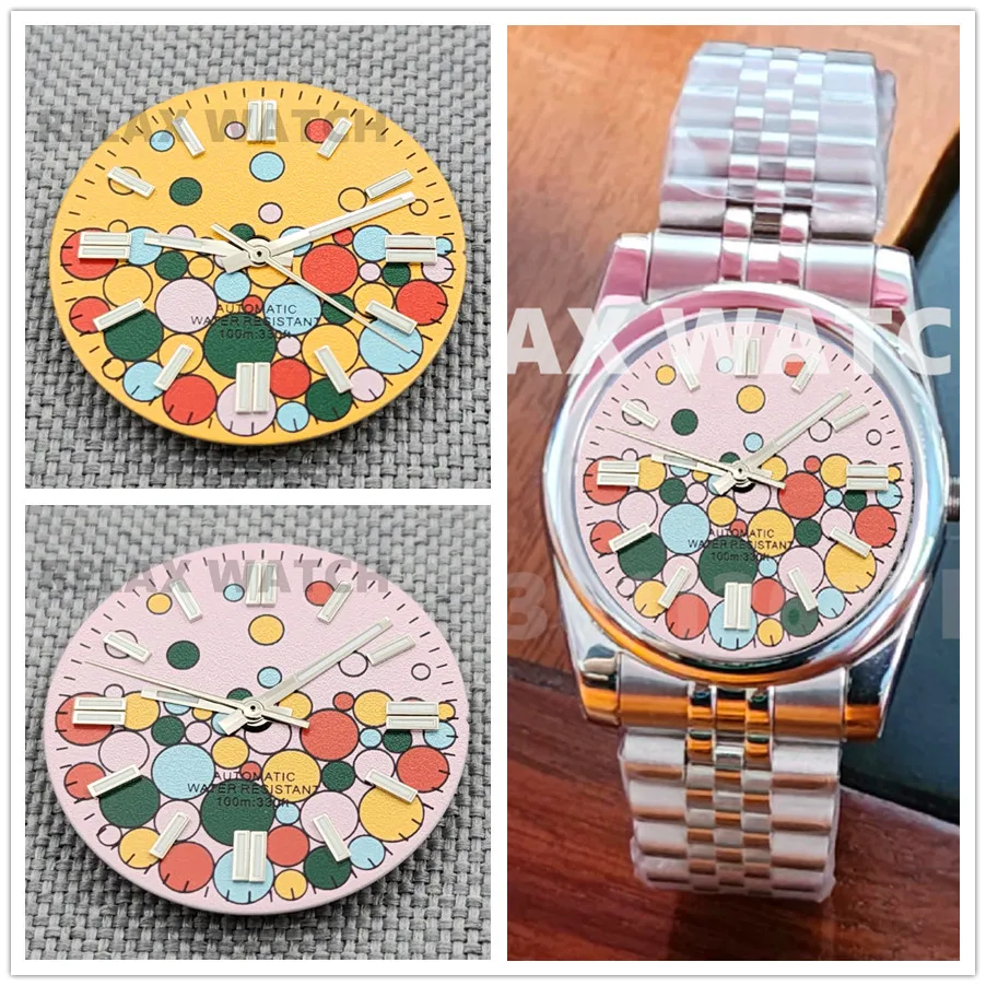 Циферблат для воздушных шаров 29 мм яркий циферблат новинка 2023 Eta2836 Miyota8215 японский