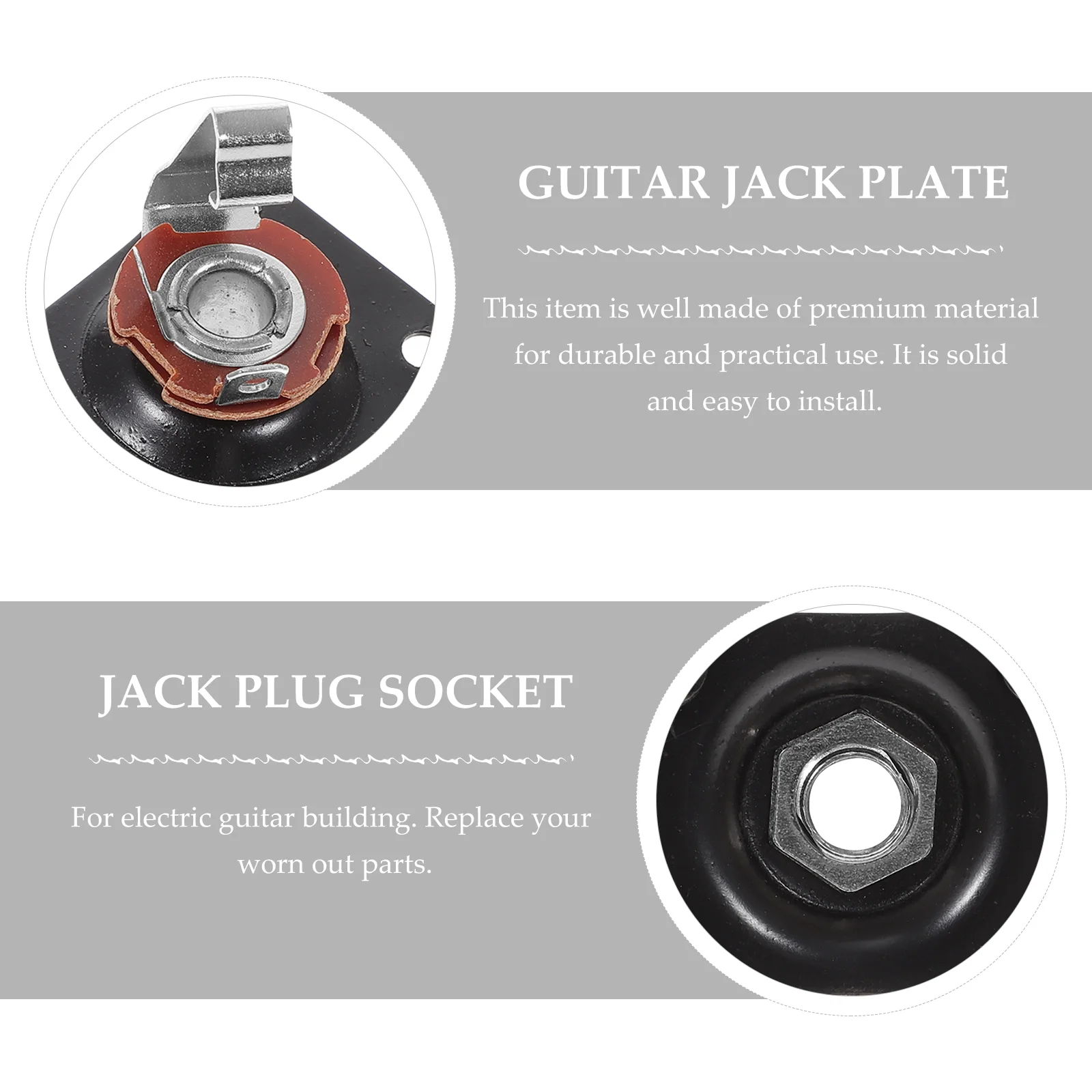Подъемный разъем Plaque De Sortie Выходная пластина для гитарных разъемов Jackplate