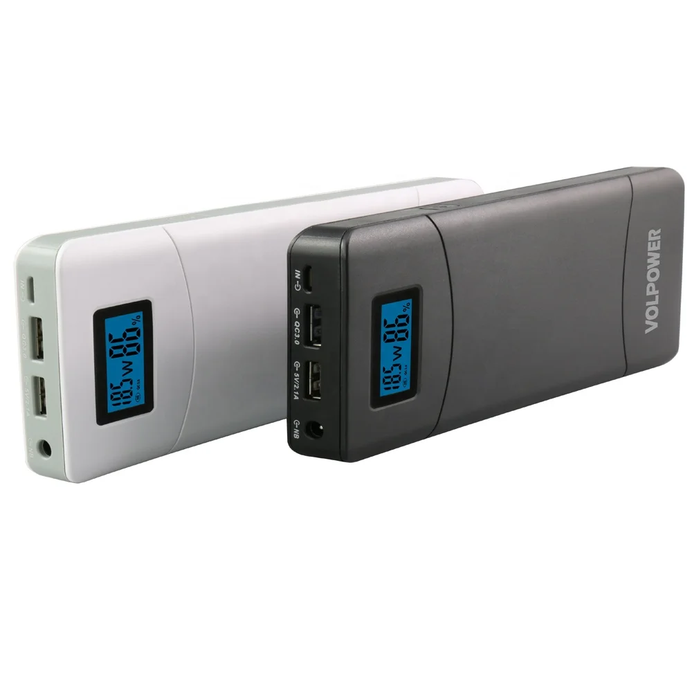 

Top selling products in alibaba P65 DC Power bank 12v 24v 6v 9v 19v 12.6v 13.8v 15v 20000mah Powerbank for tablet laptop mobile