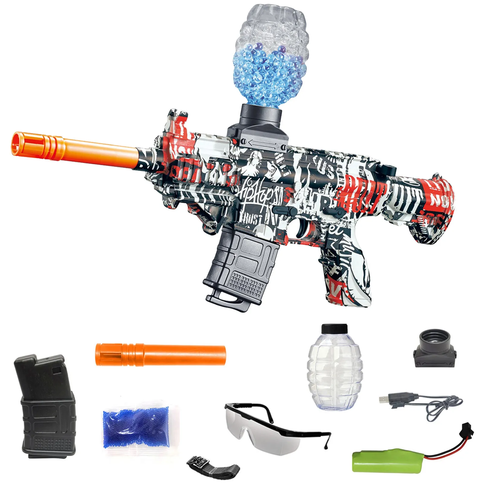 Gel Ball Blaster Electric Splatter Suitable For Backyard Fun And Outdoor Team Shooting Games Birthday Gifts |