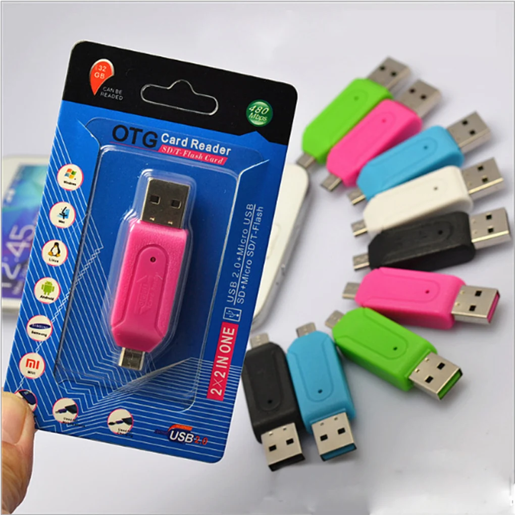 

Cellphone Camera SD TF Mini SD SDHC Memory Card Micro USB USB 2 0 OTG Card Reader Adapter