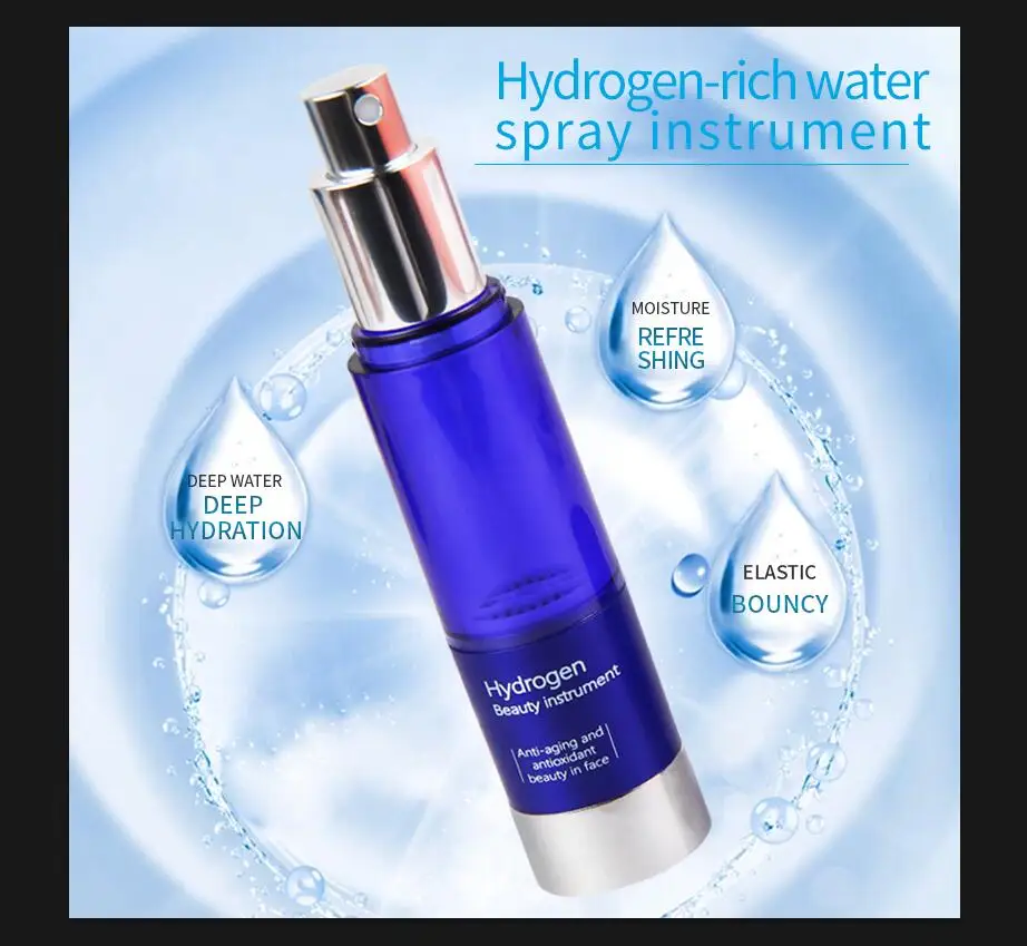 

Newest SPE/PEM Hydrogen Rich Generator portable mini Water Ionizer mist spray with H2 and O2 Seperated High Pure hydrogen Use