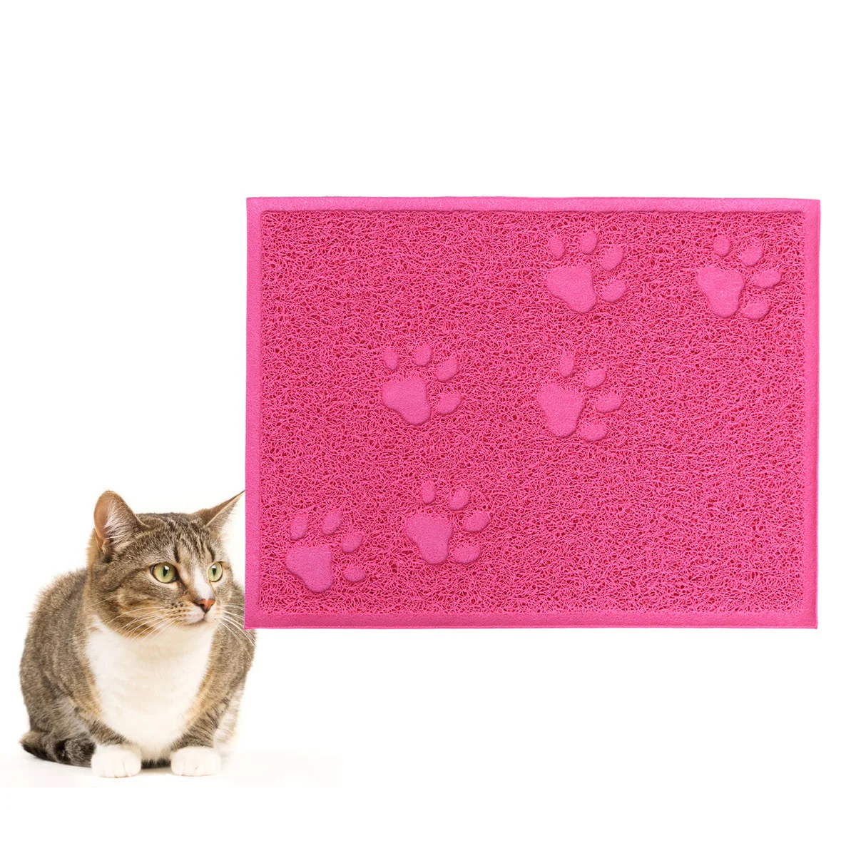 

Litter Mat Cat Carpet Cleaning Pet Box Mats Supplies Dog Tray Washable Trapping Floor Trapper