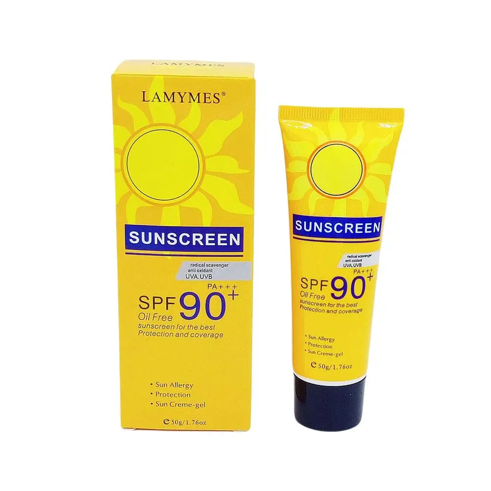 50 г SPF90 + солнцезащитный Водонепроницаемый уход за лицом телом рукой бедром