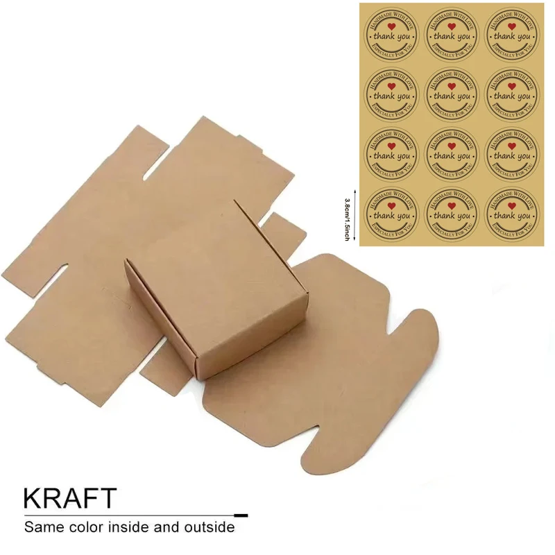 

Картонные подарочные коробки из крафт-бумаги