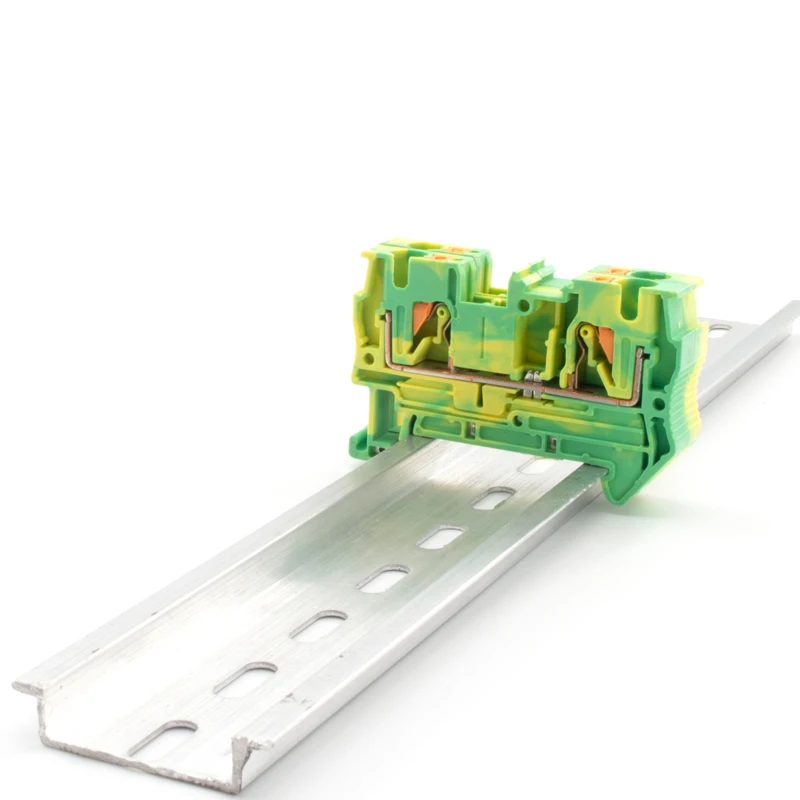 10 шт. заземляющие клеммы пт 4 ПЭ для Din-рейки |