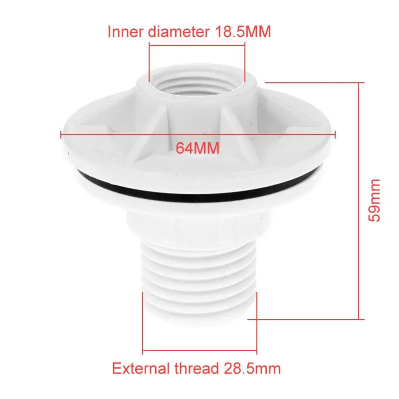 

Соединитель Для Водяного Бака Из ПВХ С Двойной Внутренней Резьбой, 1/2'', 3/4'', 1'', Для Садового Орошения И Аквариумов